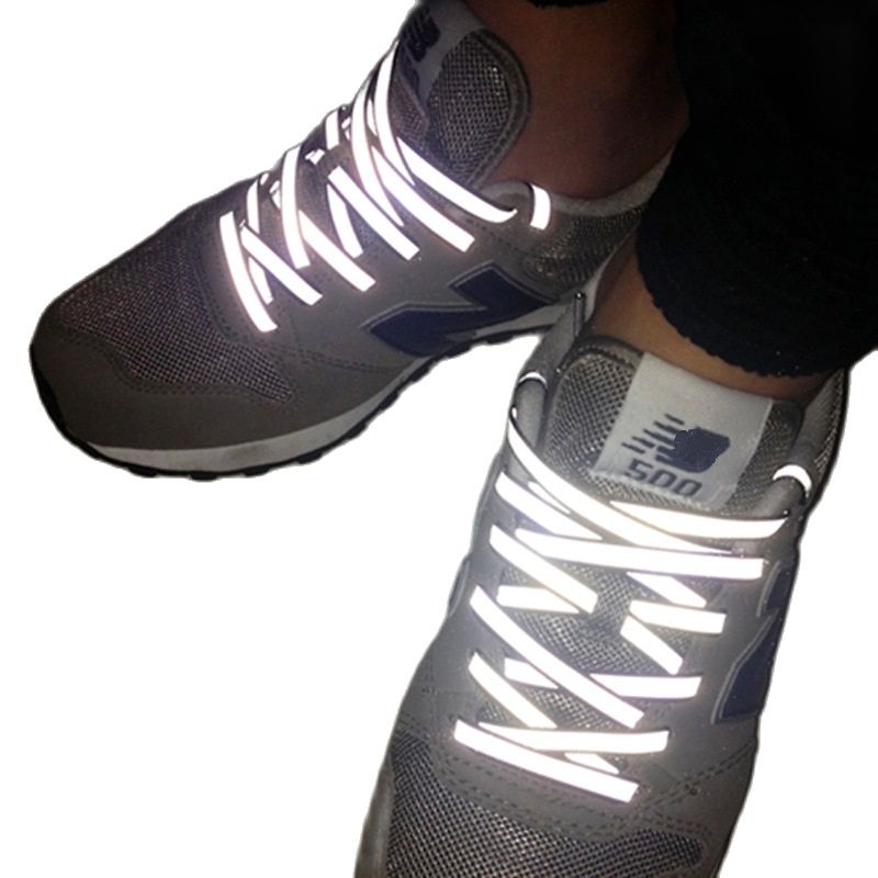 Reflective Night Running Shoes - Lacets de coulée double face créatifs,