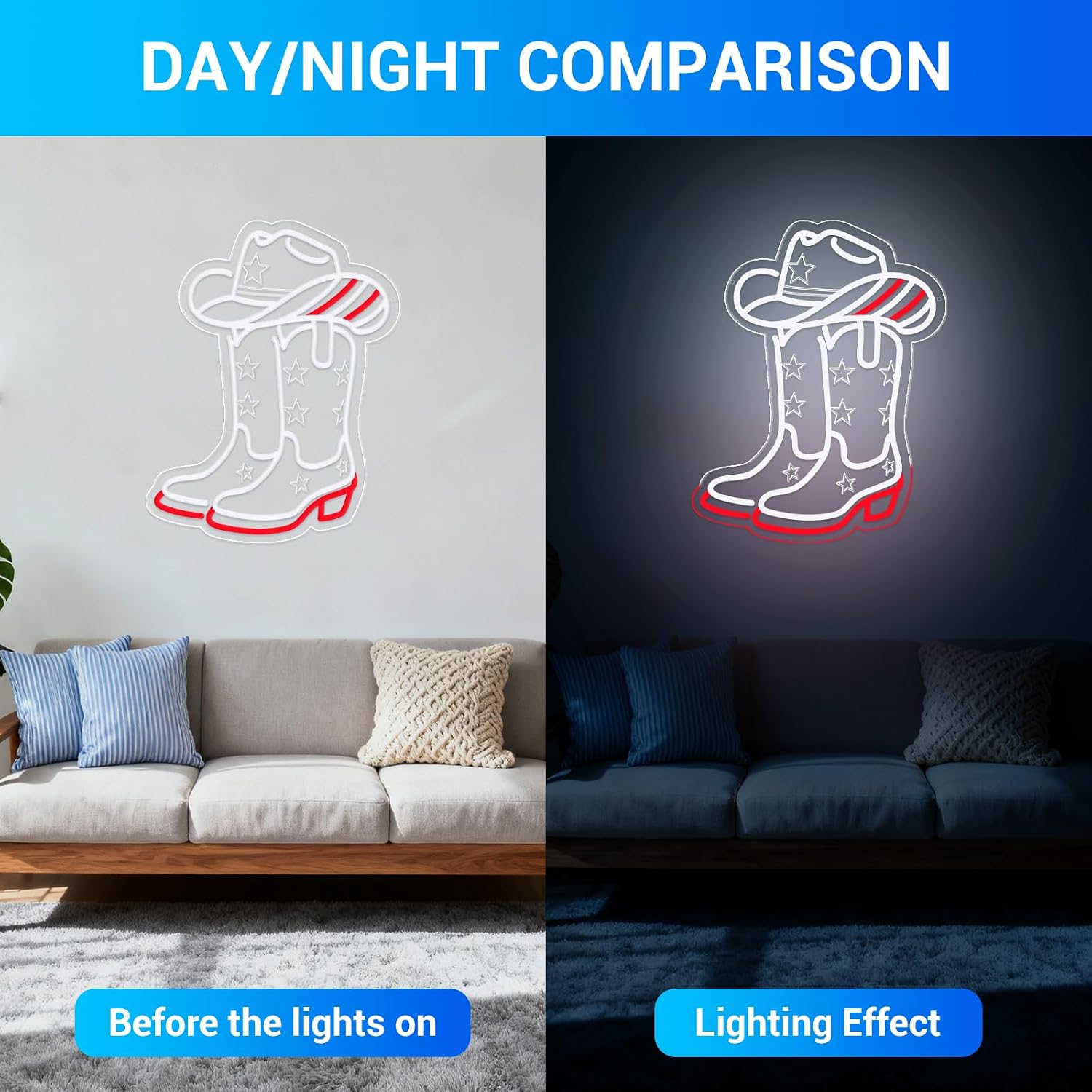 Enseigne néon LED pour bottes  - Boots avis et prix